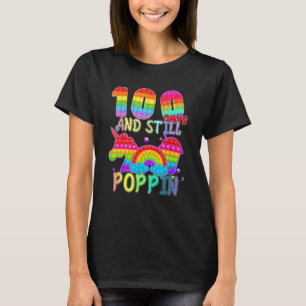 Kids 100 Days of School for Fidget Popit Lovers Bo T-Shirt