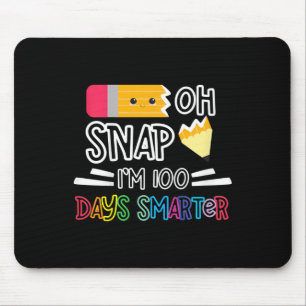 Kids 100 Days Of School I'm 100 Days Smarter Oh Sn Mouse Mat