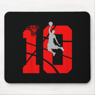 Kids 10 Year Old 10th Basketball Birthday PartyThe Mouse Mat