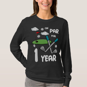 Kids 10 Year Old Golf Birthday Party Gift for Boy T-Shirt