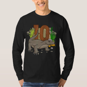 Kids 10 Year Old Komodo Dragon Reptile 10th Birthd T-Shirt