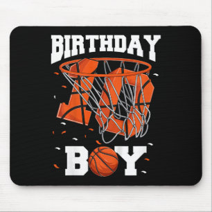 Kids 10th Birthday Basketball Kids Mouse Mat