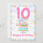 Kids' 10th birthday cards for girls<br><div class="desc">Printable 10th birthday, 5th birthday cards for granddaughter, Children's 5th birthday cards for toddlers, birthday card printable instant download birthday card 16 years of awesome cheerful 16th birthday card digital, Birthday Cake Flowers Party Watercolor Handmade Hand-Illustrated Greeting Card Hand-Lettered Send a heartfelt message with our printable 16th birthday card, allowing...</div>