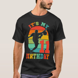 Kids 11 Year Old Soccer It's My Birthday Party The T-Shirt