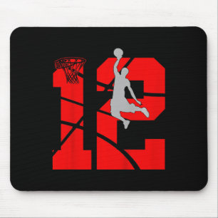 Kids 12 Year Old 12th Basketball Birthday PartyThe Mouse Mat