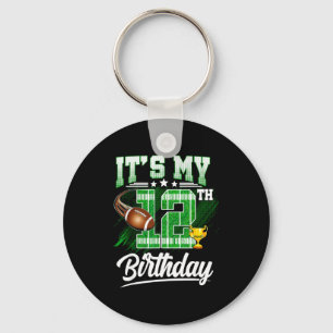 Kids 12 Year Old Its My 12th Birthday Football The Key Ring
