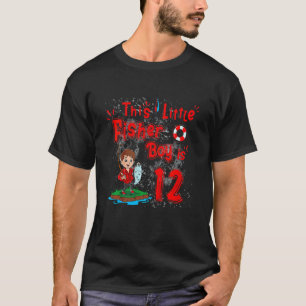 Kids 12 Year Old Little Fisherboy Fishing Children T-Shirt