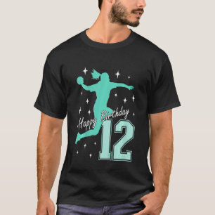 Kids 12th birthday handball playing girl T-Shirt