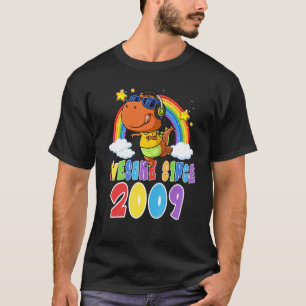 Kids 13 Year Old Awesome 2009 13th Birthday Rainbo T-Shirt