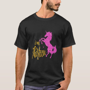 Kids 13 Year Old I'm Thirteen 13th Birthday Girl U T-Shirt