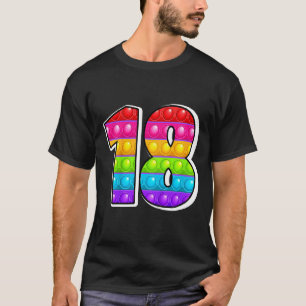 Kids 18 Cutest Capital Number Alphabet Funny Poppi T-Shirt