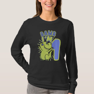 Kids 1 Year Old Dino For 1st Birthday Rex Dinosau T-Shirt
