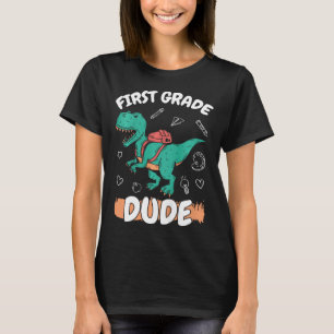Kids 1st Grade Back To School First Grade Dude Boy T-Shirt