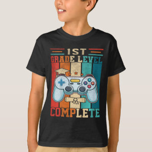 Kids 1st Grade Level Complete Gaming Last Day Of S T-Shirt