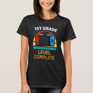 Kids 1st Grade Level Complete  Graduation party Fi T-Shirt