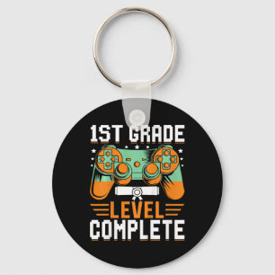 Kids 1st Grade Level Complete Graduation Video Gam Key Ring