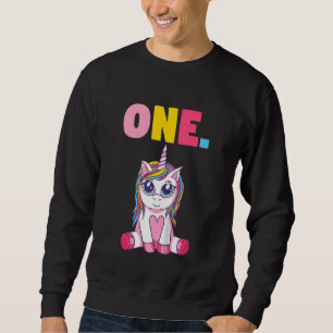 Kids 1st Kids Birthday Unicorn Sweatshirt