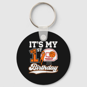 Kids 1st Sketll Birthday 1 Year Old Sketll Player Key Ring
