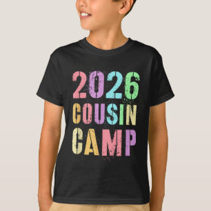 Kids 2026 cousin camp family vacation crew auntie T-Shirt