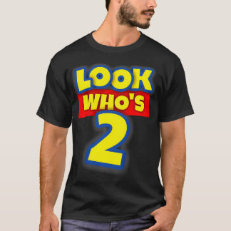 Kids 2 Year Old Birthday Party Toy Theme Boys Girl T-Shirt