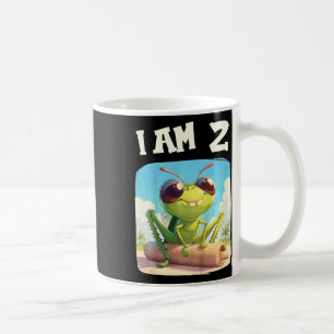 Kids 2 Years Old 2 Birthday Crickets Boy Girl Cric Coffee Mug