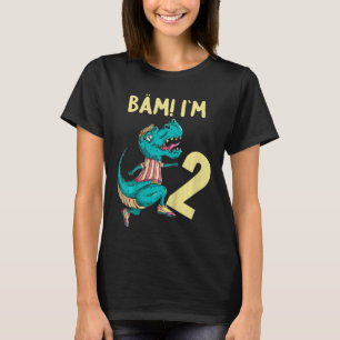 Kids 2 Years Old 2 Birthday Outfit Boy Girl Footba T-Shirt
