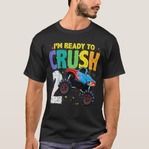Kids 2 Years Old 2nd Birthday Monster Truck I Am R T-Shirt