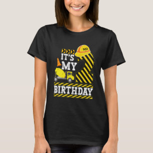 Kids 2 Years Old Boy It's My 2nd Birthday Construc T-Shirt