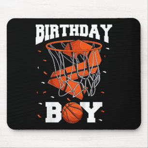 Kids 2nd Birthday Basketball Boy Two Year Old Bask Mouse Mat