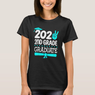 Kids 2nd Grade Graduation 2022 Peace Out Second Gr T-Shirt