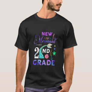 Kids 2nd Grade Mermaid Cute Girls Princess Second  T-Shirt