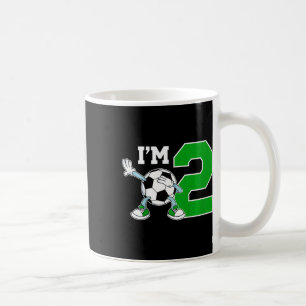 Kids 2nd Soccer Birthday Party Two Year Old Soccer Coffee Mug