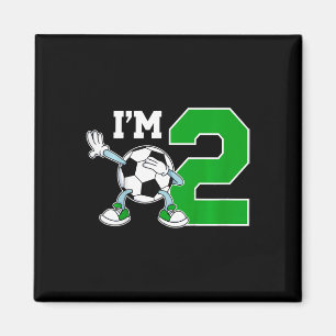 Kids 2nd Soccer Birthday Party Two Year Old Soccer Magnet