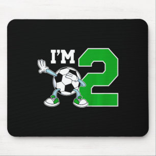 Kids 2nd Soccer Birthday Party Two Year Old Soccer Mouse Mat