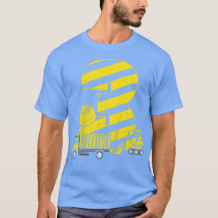 Kids 3 Bulldozer Dump Truck Three Years Old 3rd Bi T-Shirt