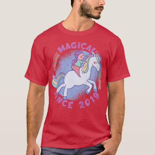 Kids 3 Year Old Girl Horse Lover 3rd Birthday Kids T-Shirt
