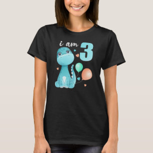 Kids 3 Years old 3 birthday outfit Boy girl T-Shirt