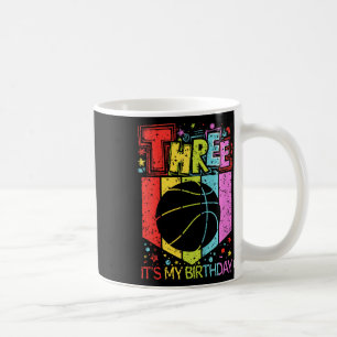 Kids 3rd Birthday Boy Girl Three 3 Year Old Sketll Coffee Mug