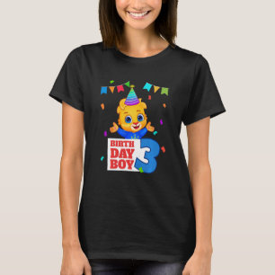 Kids 3rd Birthday Celebrate With Lucas Third Happy T-Shirt