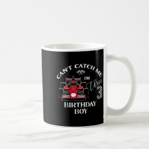 Kids 3rd Birthday Race Car Bday Boy Cant Catch Me Coffee Mug