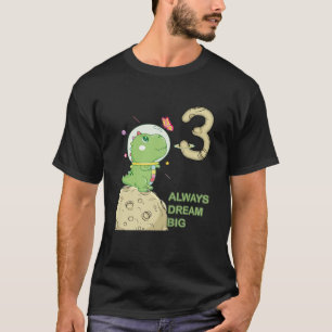 Kids 3Rd Birthday, Three Years Old, Astronaut T Re T-Shirt