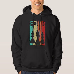 Kids 4 Year Old Chess Player Birthday Boy Girl 4th Hoodie