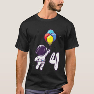Kids 4 Year Old Kid Birthday Party Astronaut Day O T-Shirt