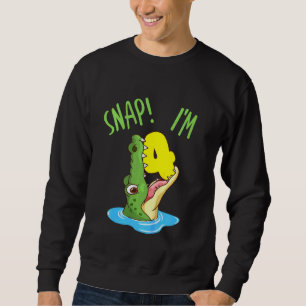 Kids 4th Birthday Crocodile Alligator 4 Years Old Sweatshirt