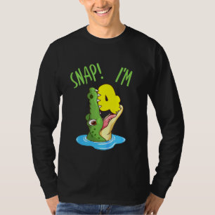 Kids 4th Birthday Crocodile Alligator 4 Years Old T-Shirt