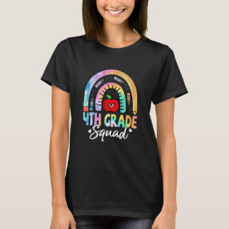 Kids 4th Grade Squad Back To School Fourth Grade T T-Shirt