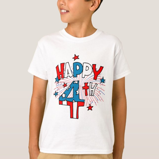 Kids' 4th of July T-Shirts (Front)