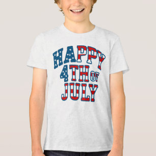 Kids 4th of July Tri-Blend Shirt