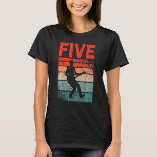 Kids 5 Year Old 5th Birthday Boy Guitar Player Gui T-Shirt