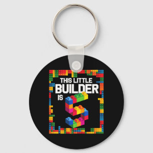 Kids 5 Year Old Building Blocks Birthday Brick 5t Key Ring